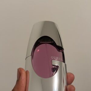 Guess Silver and Pink Perfume Bottle
